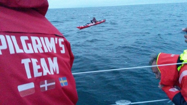 Kamil Sobol pokonał 100 km między Kołobrzegiem a wyspą Bornholm