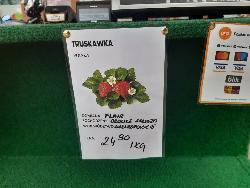 Polskie truskawki już w Goleniowie. Ile trzeba za nie zapłacić?