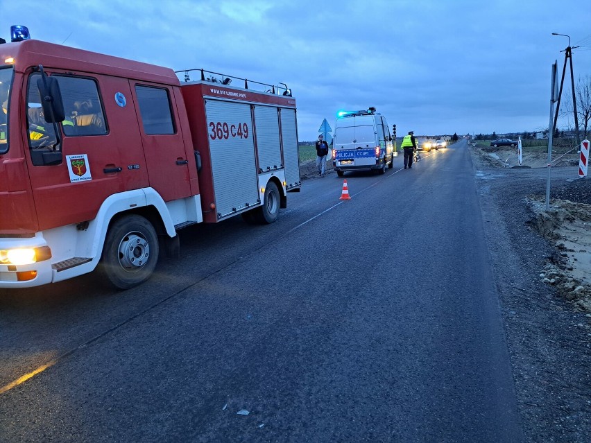 Wypadek w m. Bielawy w gminie Lubraniec