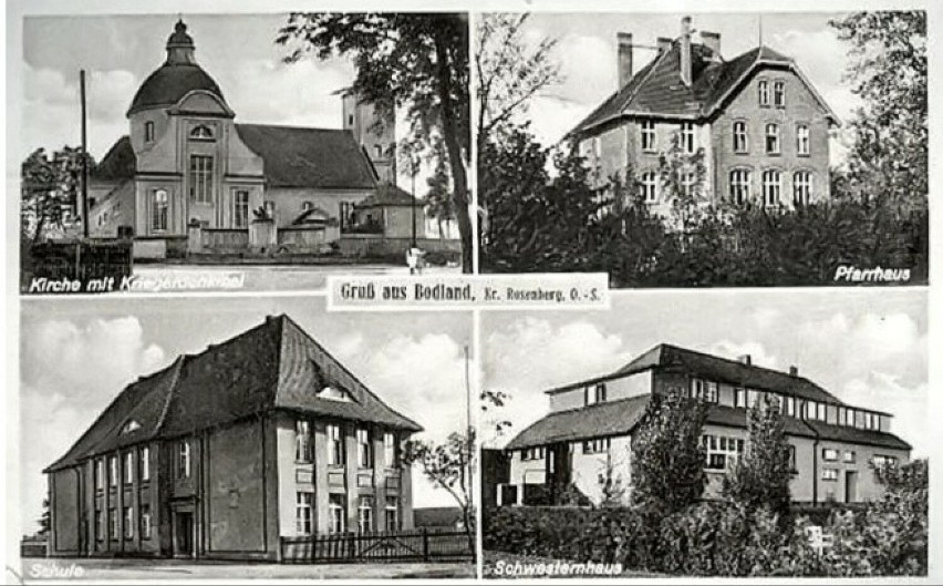 Lata 1920-1930. Na widokówce Kościół Trójcy Świętej ze...