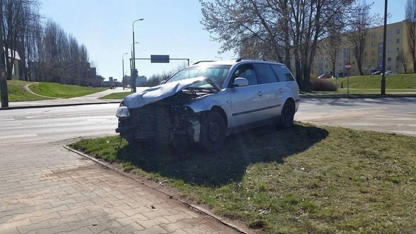 Wypadek wydarzył się na rondzie Górczyńskim w Gorzowie Wlkp.