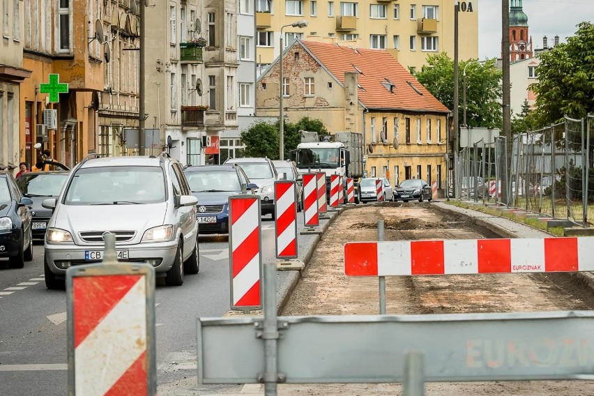 Trwają prace związane z rozbudową ul. Grunwaldzkiej. Prace...