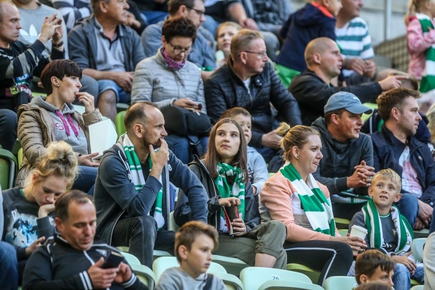 14.09.2019 Kibice na meczu Lechia Gdańsk - Lech Poznań