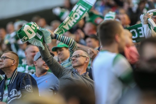 14.09.2019 Kibice na meczu Lechia Gdańsk - Lech Poznań