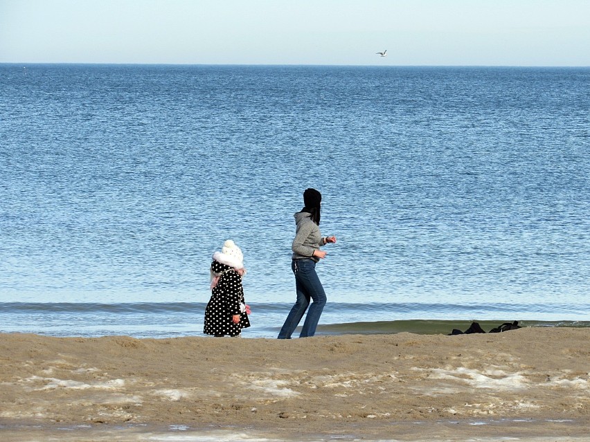 Kołobrzeg. Iza i Łukasz spod Poznania pierwszy raz morsowali w Bałtyku. ZDJĘCIA