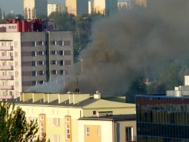 Do pożaru doszło niedaleko ul. Chodkiewicza 50 między ul. ...