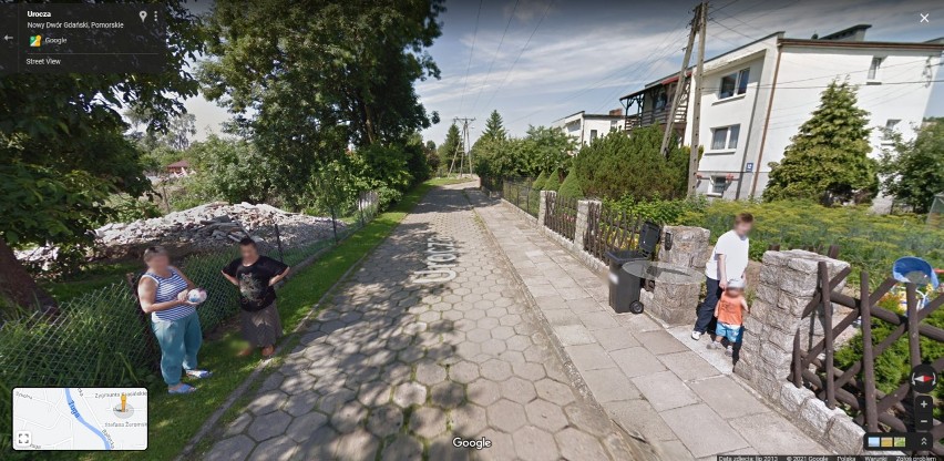 Przyłapani na ulicach Nowego Dworu Gdańskiego! Mieszkańcy uchwyceni przez Google Street View