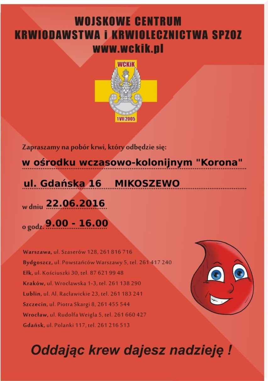 Gm. Stegna. Czerwona Róża 2016 - ogólnopolski zjazd krwiodawców