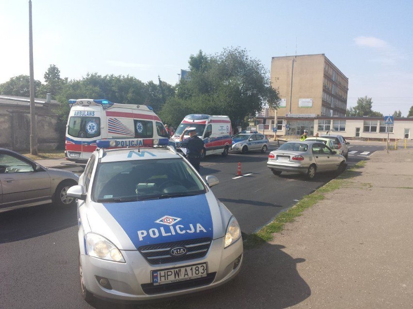 Wypadek na skrzyżowaniu Wernyhory i Klonowica w Szczecinie....