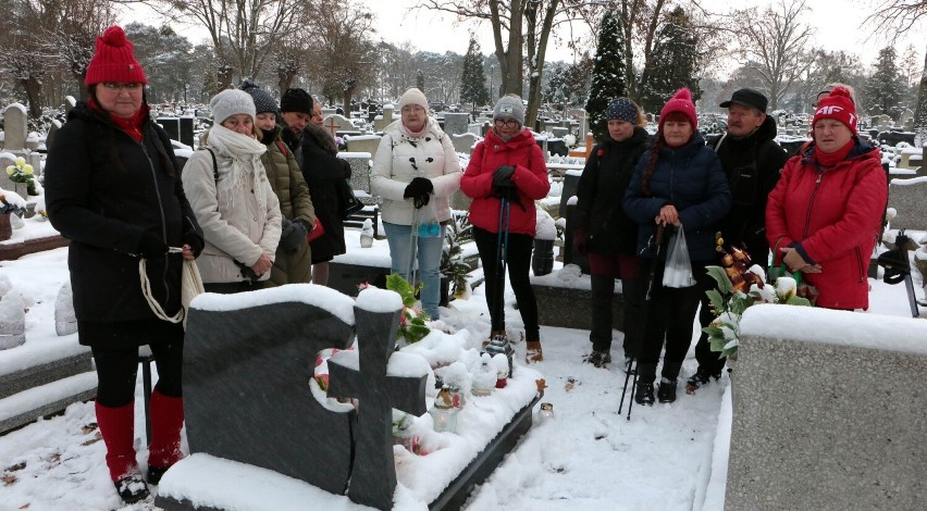 Spotkanie na cmentarzu w Grudziądzu, w ramach Marszu pamięci...