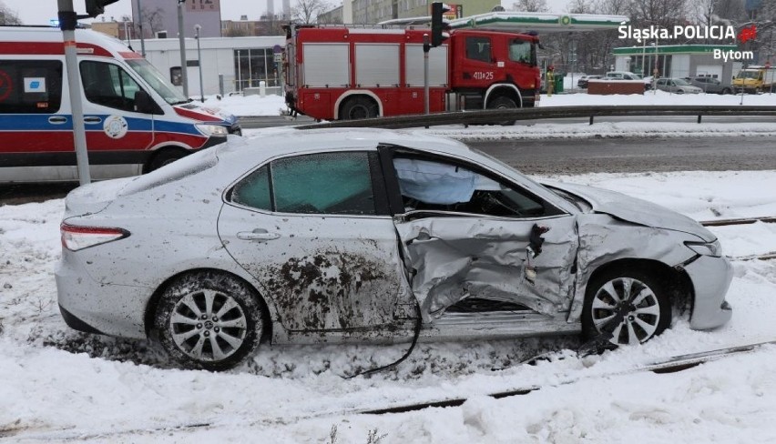 Do groźnego wypadku doszło w Bytomiu na ul. Wrocławskiej....