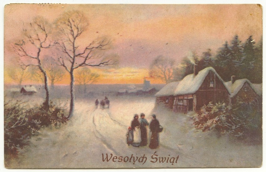 Zobaczcie piękne, świąteczne kartki pocztowe ze zbiorów jarosławskiego muzeum