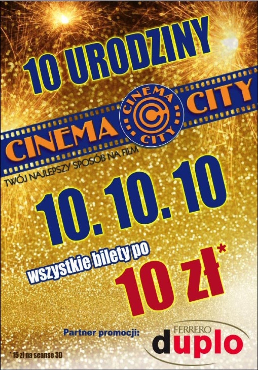 10. urodziny Cinema City