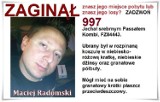 Zaginął Maciej Radomski - pomóż go odnaleźć!