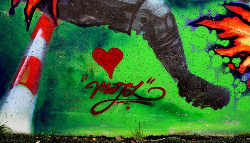 Zielonogórskie grafitti - miłe detale w obrazach