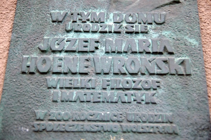 Józef Maria Hoene - Wroński z Wolsztyna