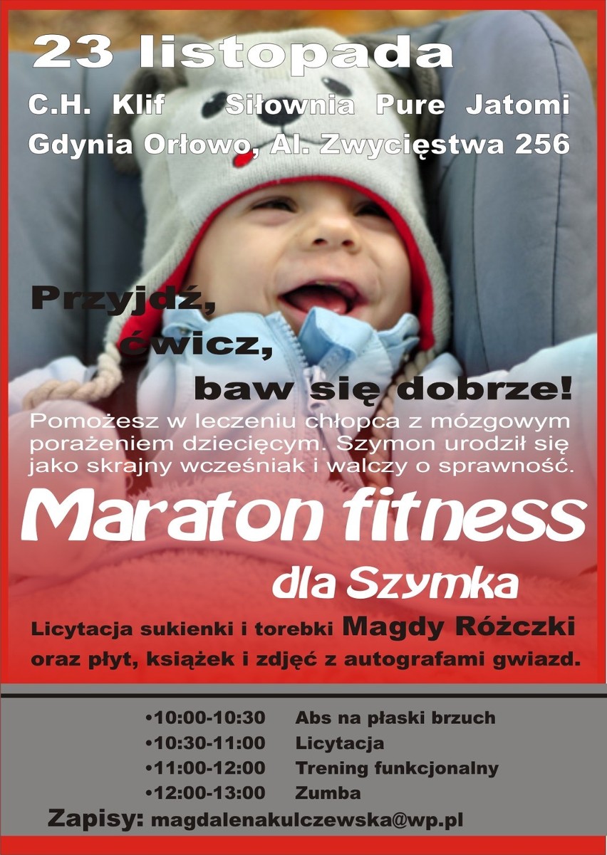 Maraton Fitness dla Szymka - Klif Gdynia