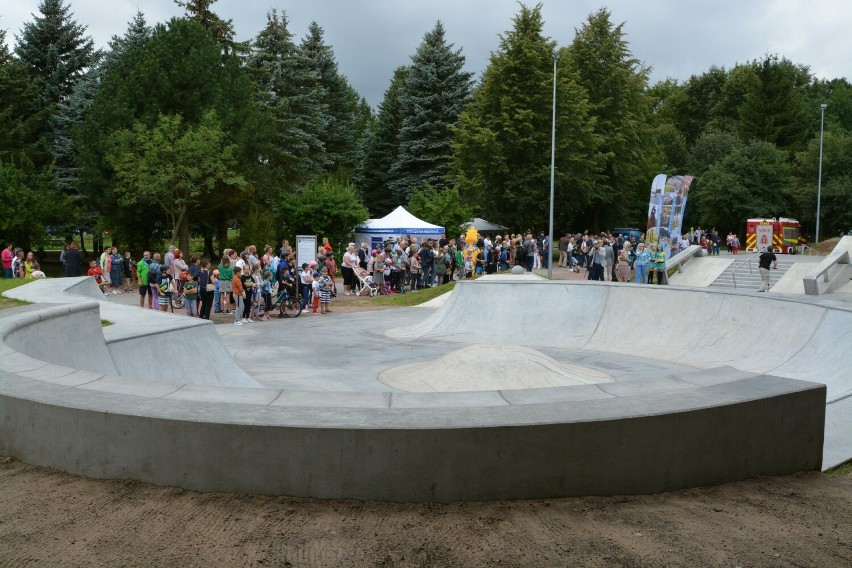 Otwarcie skateparku na placu Przyjaźni w Sępólnie.