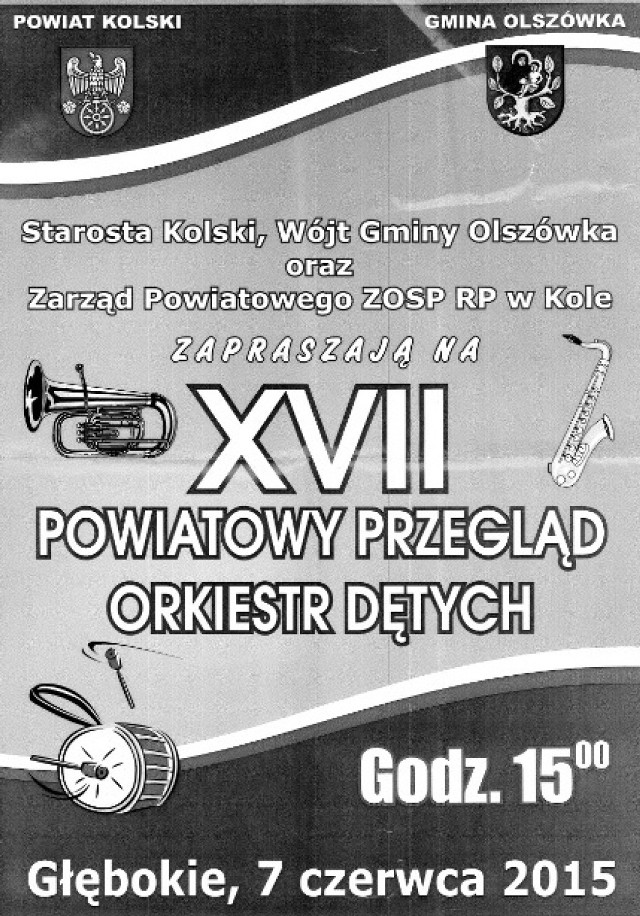 XVII Powiatowy Przegląd Orkiestr Dętych - Głębokie 2015