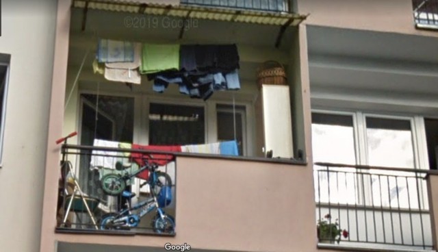 Balkony sądeczan w Google Street View