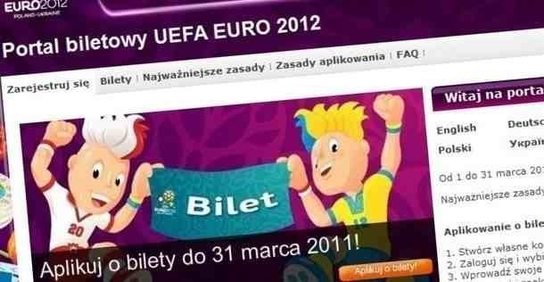 Handel biletami na Euro 2012 jest nielegalny