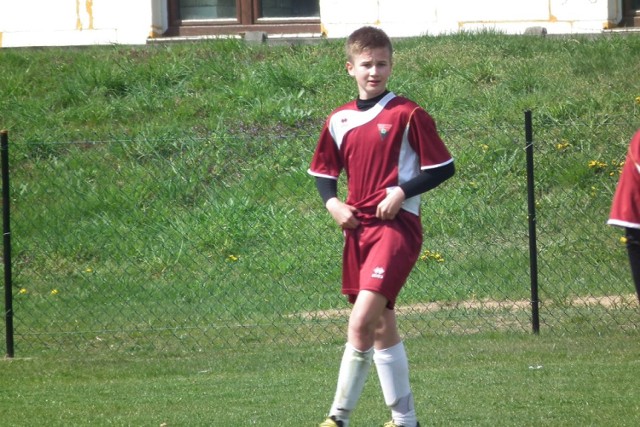 Jedną z bramek dla Pogoni strzelił kapitan drużyny Jakub Półgrabia