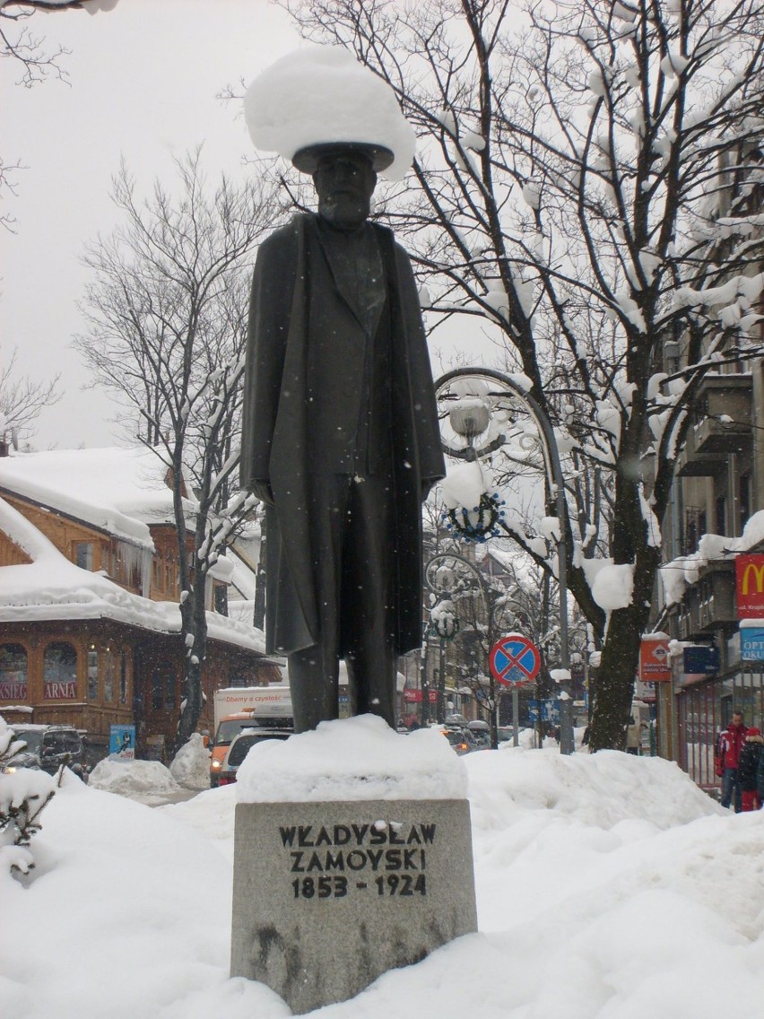 Pomnik hrabiego Władysława Zamoyskiego, "męża...