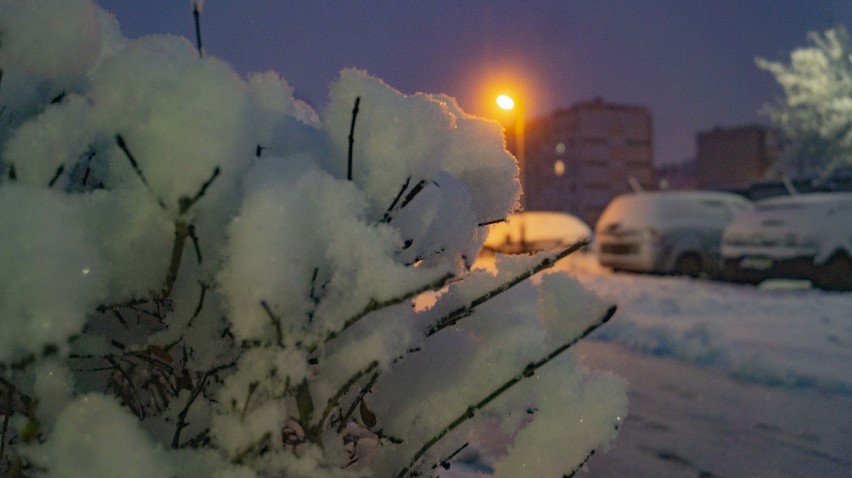 Po raz kolejny w ferie spadł śnieg w Inowrocławiu