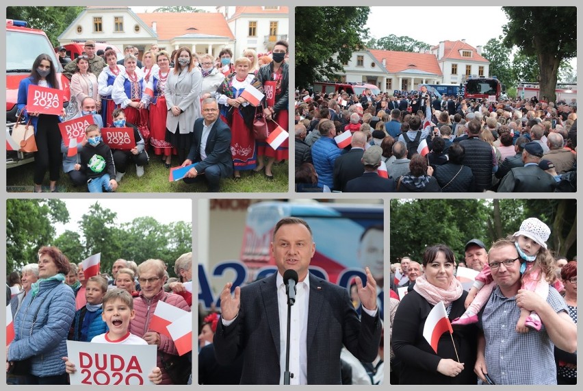 Kampania prezydencja 2020. Andrzej Duda w Lubieniu Kujawskim