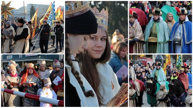 Orszak Trzech Króli przyciągał w Grudziądzu prawdziwe tłumy