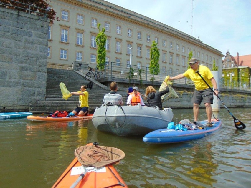 W sobotę (9 maja) w okolicach Ostrowa Tumskiego wodniacy...