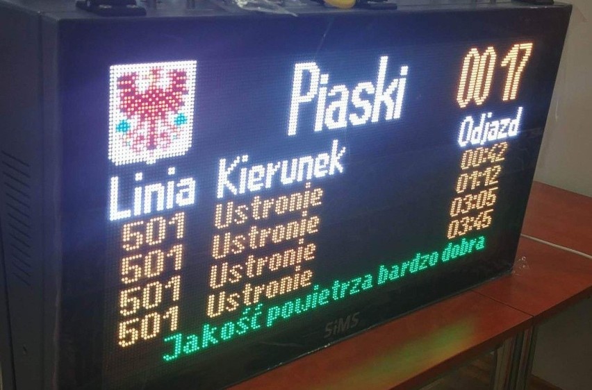 System informacji pasażerskiej zostanie uruchomiony...