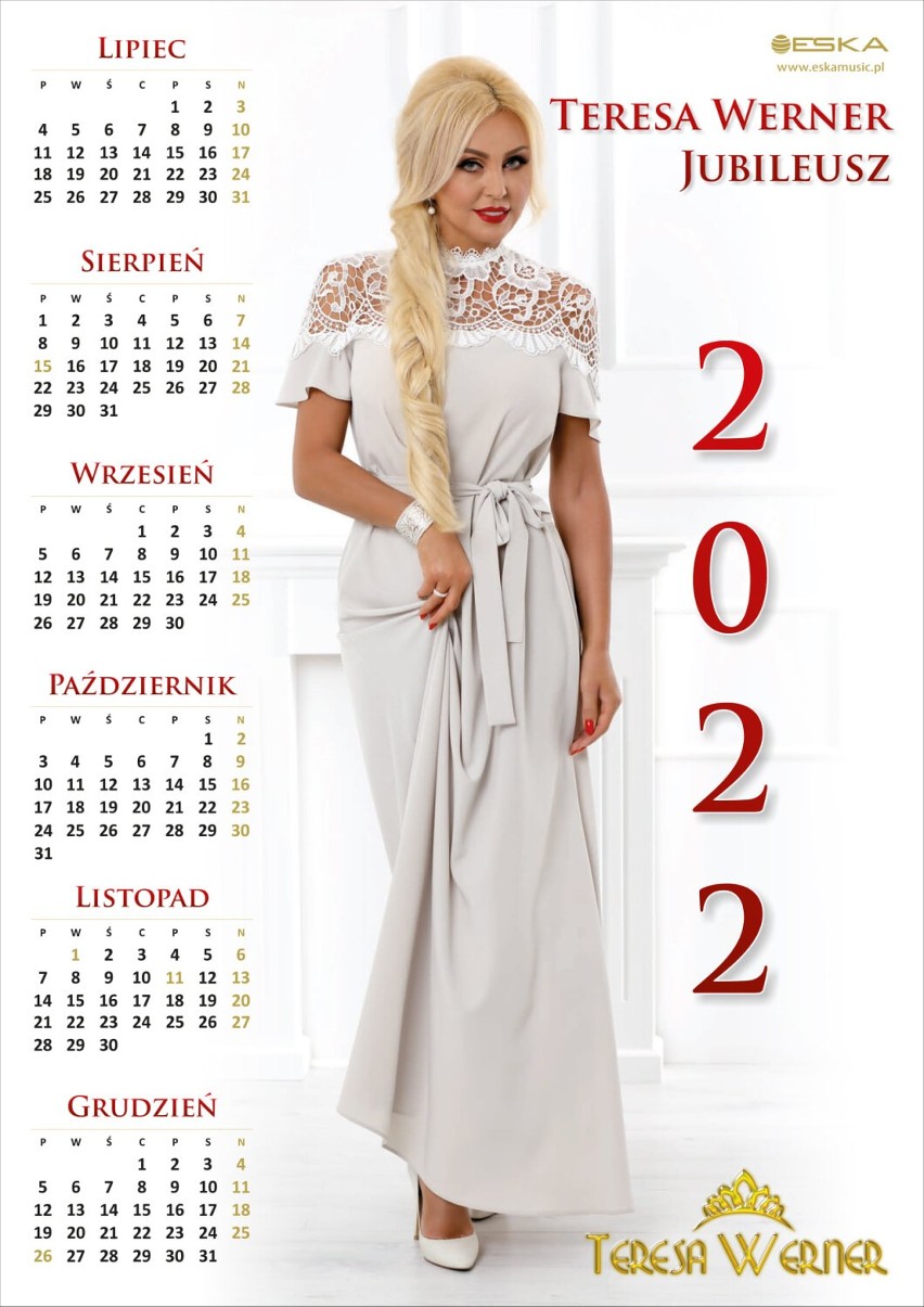 Zapowiadany przez Teresę Werner kalendarz na 2022 rok