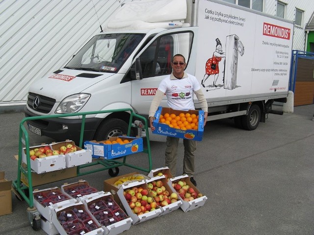 Za zużyty sprzęt organizatorzy będą rozdawać owoce