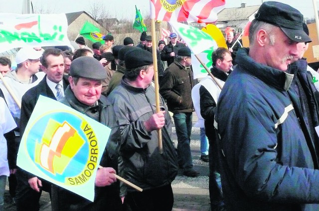 W blokadzie uczestniczyło około 70 osób.