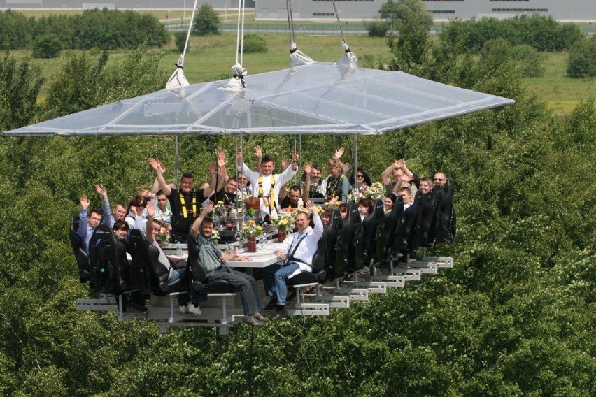 Photoday z Dinner in the Sky. Sfotografuj Kraków z podniebnej restauracji