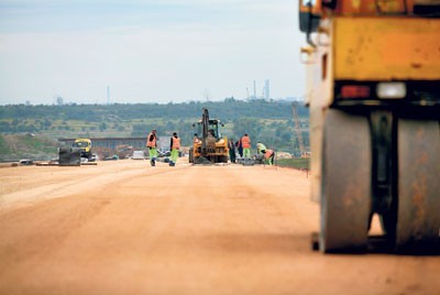 Odcinek A1 w okolicach Bobrownik jest już przygotowywany do...