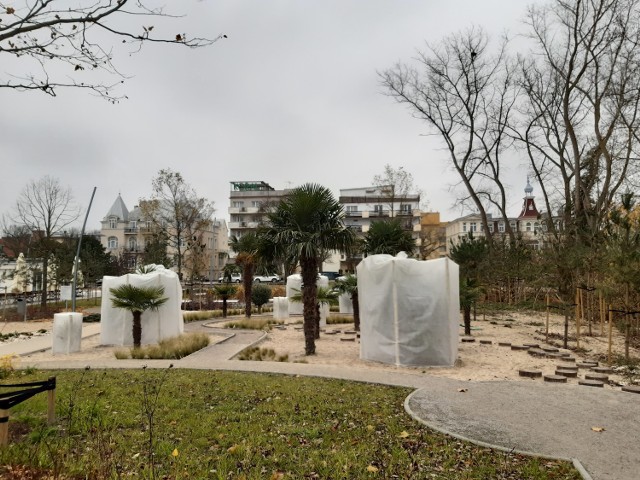 Promenada Zdrowia –znajduje się pomiędzy promenadą historyczną (równoległą do ul. Żeromskiego), a kładką na wydmach. To znajdująca się pomiędzy ul. Stanisława Małachowskiego i Powstańców Śląskich 950 metrowa ścieżka dla pieszych, rowerzystów i rolkowców, z małą architekturą, siłowniami plenerowymi, źródełkami wody pitnej, stacjami dla rowerów, placami zabaw, parkiem rekreacyjnym oraz łącznikami z ulicą i plażą. Wszystko uzupełnione ciekawymi, wielobarwnymi roślinami, nowymi szpalerami drzew i kwiatami. Promenada zdrowia ma charakter całoroczny.