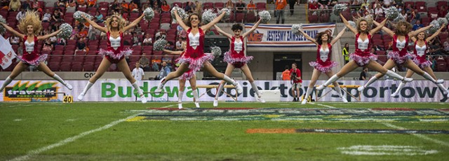 HASAO Showdance & Cheerleaders podczas Superfinału PLFA na Stadionie Narodowym