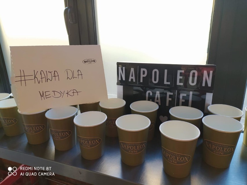 Szamotuły. Napoleon Cafe spieszy z "Kawą dla Medyka" [ZDJĘCIA]