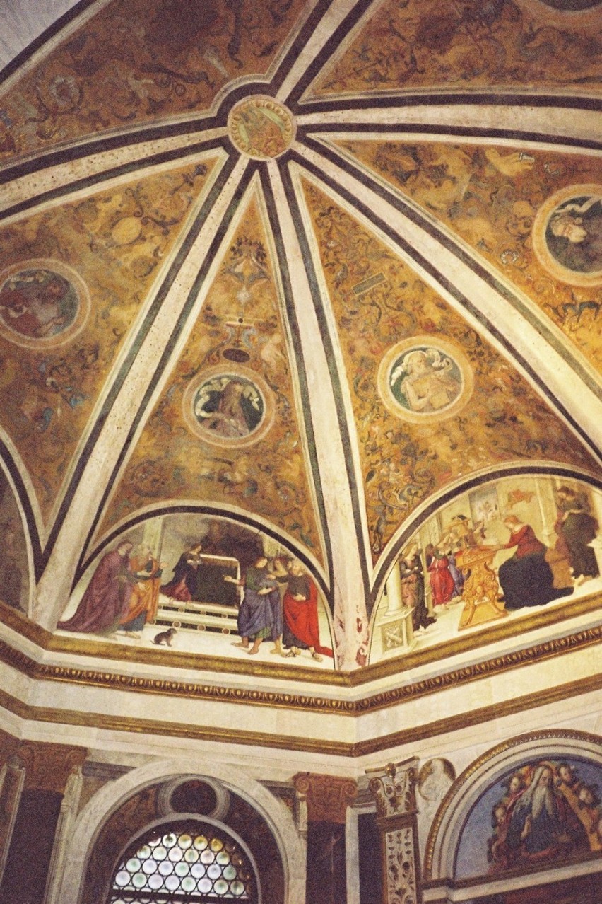 Strop kaplicy Basso della Rovere, il.Pinturicchio...