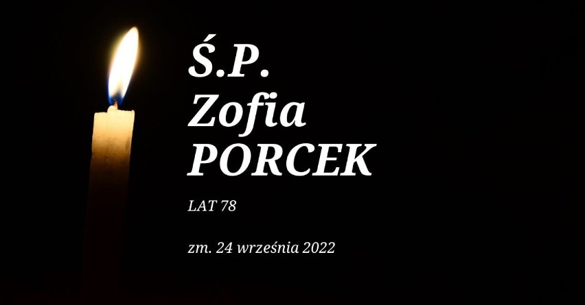 Oświęcim. Nasi zmarli, których pożegnaliśmy od 23 września do 3 października 2022. LISTA