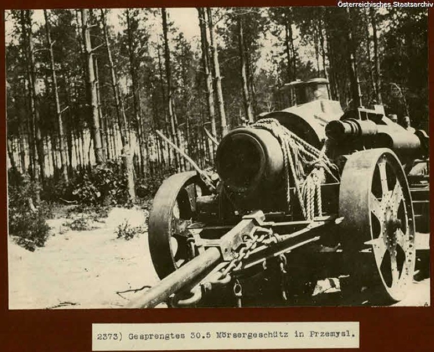 Zdjęcia zniszczonego Przemyśla z okresu I wojny światowej....