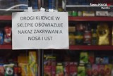 Policja i inspekcja sanepidu sprawdzali przestrzeganie zasad bezpieczeństwa w sklepach ZDJĘCIA