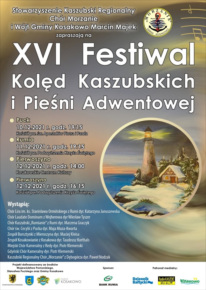 Kaszubski Regionalny Chór "Morzanie" zaprasza na Festiwal...