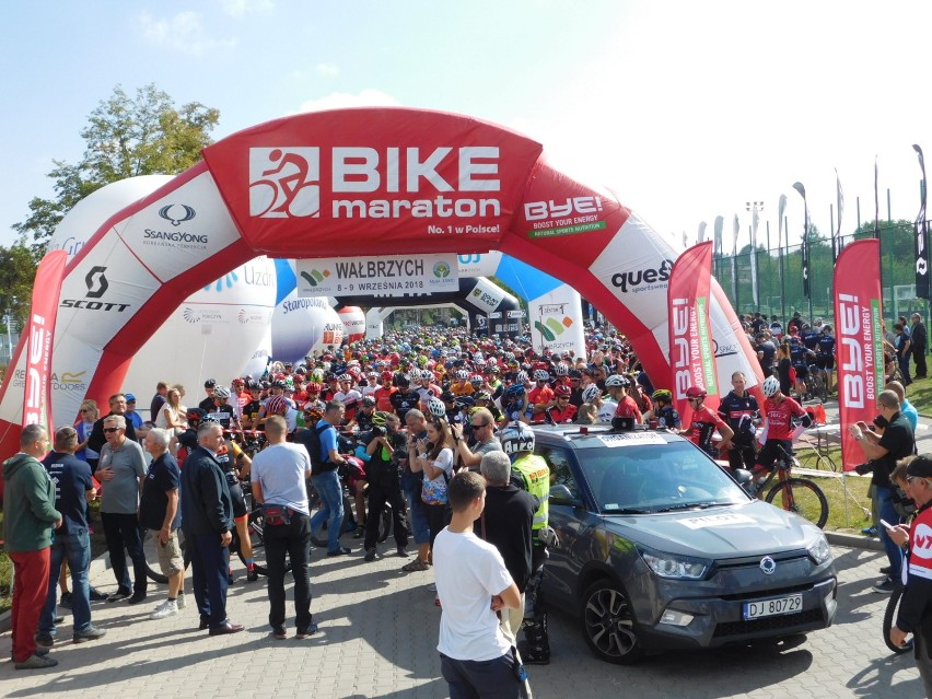 Bike Maraton w Wałbrzychu zgromadził na startcie ponad 3 tysiące osób