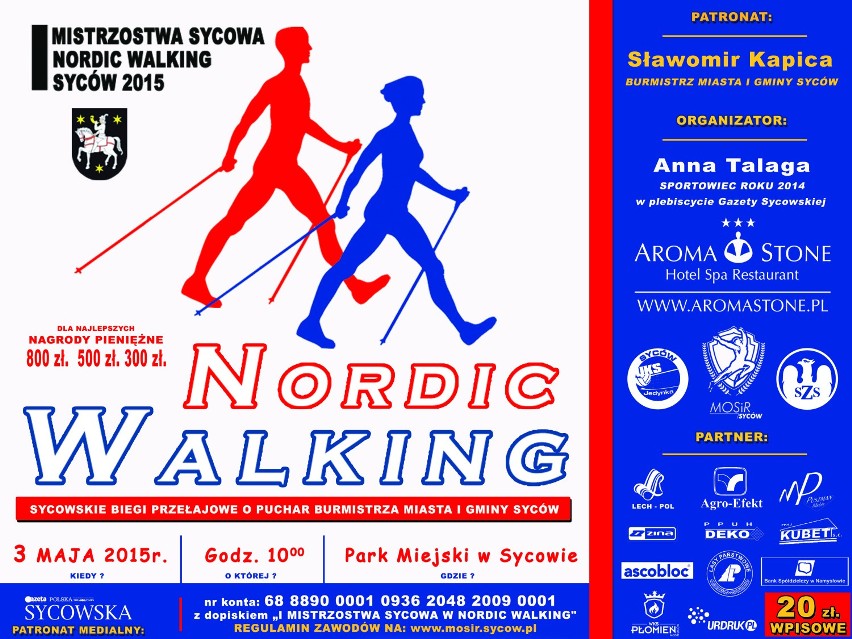 Syców: Nordic walking i biegi. START JUŻ 3 MAJA