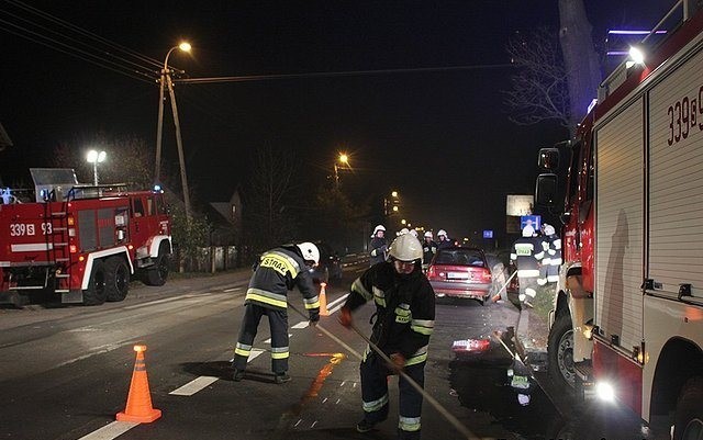 Bielsko-Biała wypadek na ul. Żywieckiej