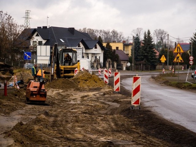 Trwają remonty ulicy Kościuszki i Towarowej w Staszowie