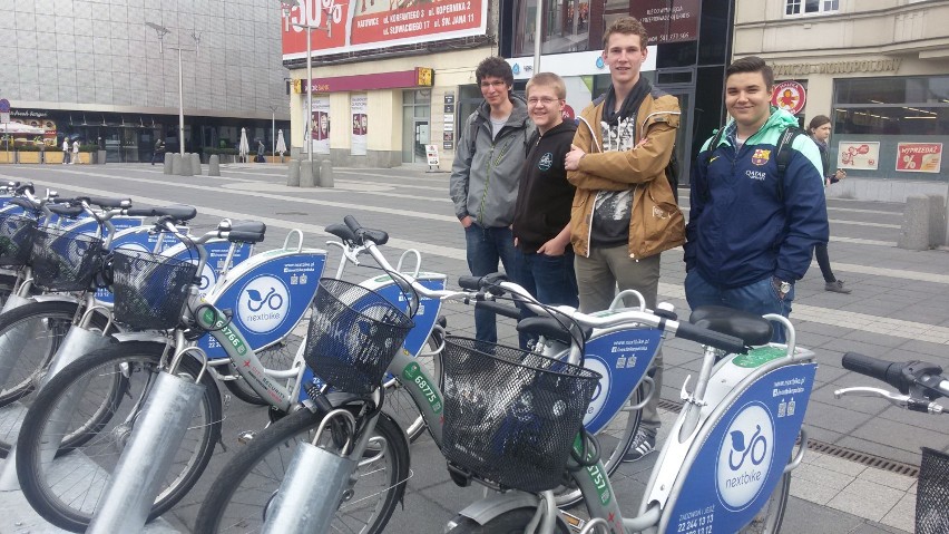 Wypożyczalnia miejskich rowerów Nextbike w Katowicach